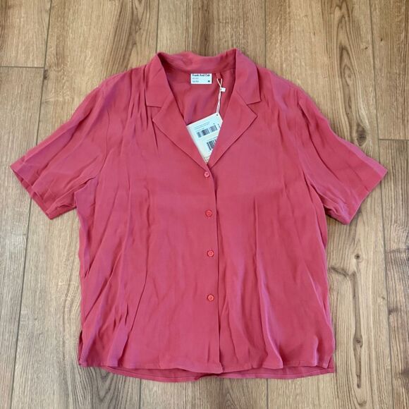 Frank & Oak The Fluid Camp Collar Blouse - Picture 2 of 7